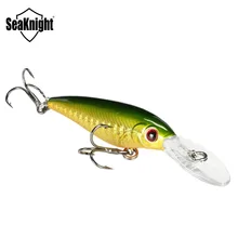 SeaKnight SK031 1 шт. Suspending Minnow 5,9 г 60 мм 1,2 м прижимная приманка с язычком, для мелкой рыбы 3D глаза Розничная приманка озеро, речная Рыбалка