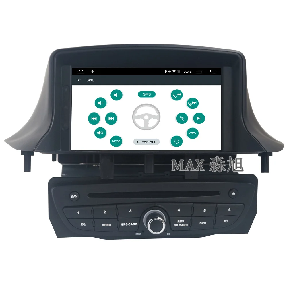 Sale MAX 2G RAM gps navigation Car DVD Player for Renault Megane 3 Fluence 2009-2015 with Car Radio stereo BT swc map 4G WIFI 4