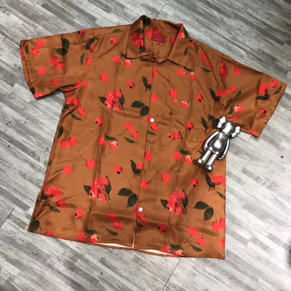 

19SS Drills Work Shirt Men Women 1:1 High Quality Fashion Top Tees Shirts