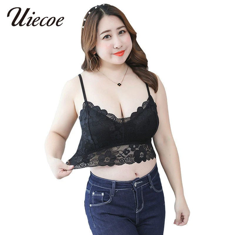 bralette tops plus size