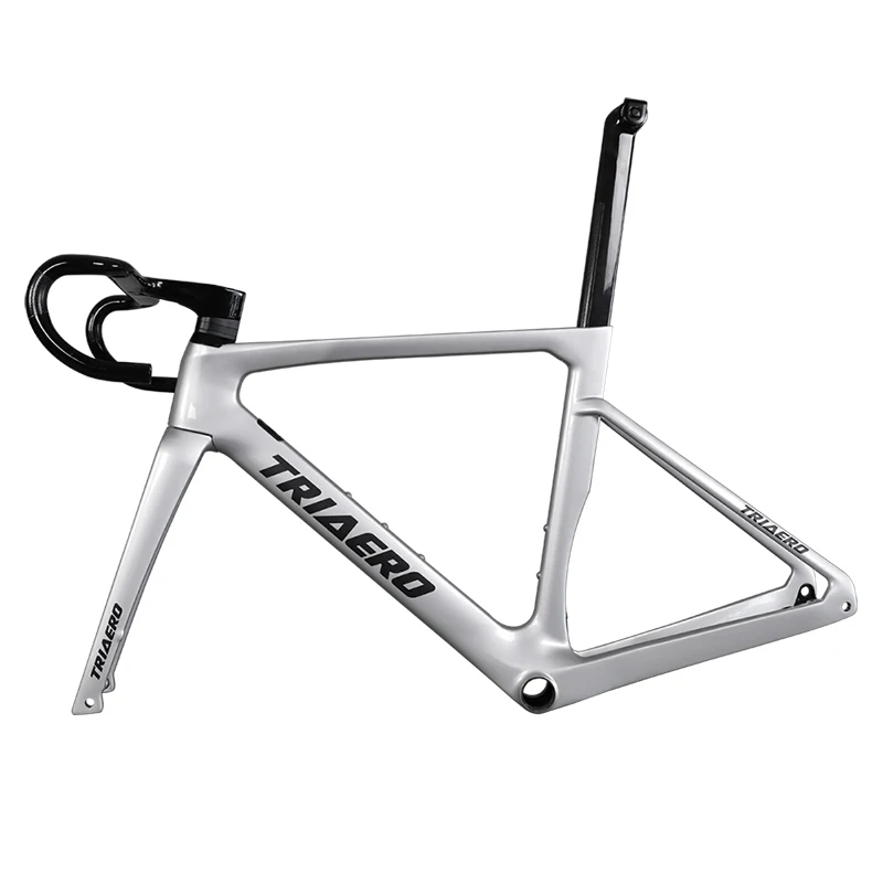 Excellent 2020 new model carbon road bicycle frame disc brake BB86 bike frame with aero handlebar 0 Excellent 2020 new model carbon road bicycle frame disc brake BB86 bike frame with aero handlebar 0