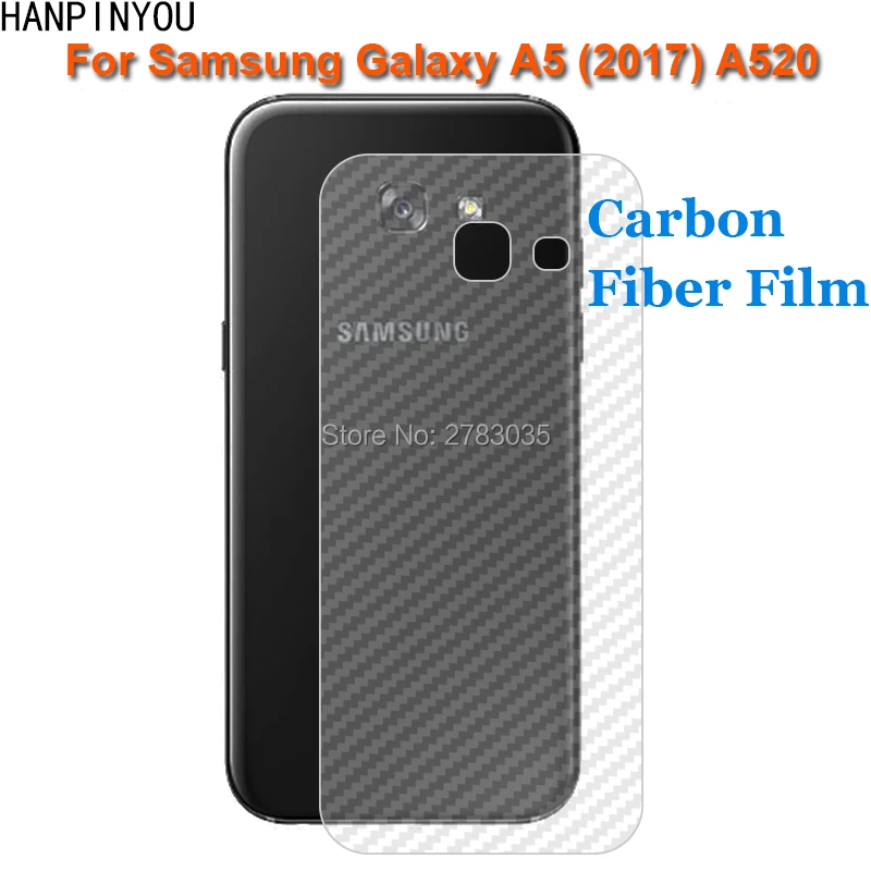 Для Samsung Galaxy A5 2017 A520 5 2 &quotНовая прочная 3D защитная задняя пленка из углеродного
