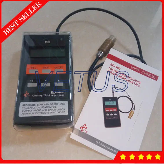 ED400 Aluminum foil thickness gauge with aluminum coating thickness