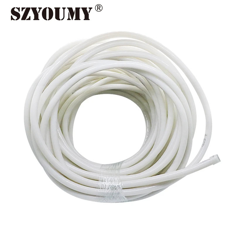 #cheap SZYOUMY SMD 2835 LED High Voltage 220V Round Neon Strip 120 Leds M Flexible Tube Light 360 Degrees 100M A Lot DHL Free Ship
