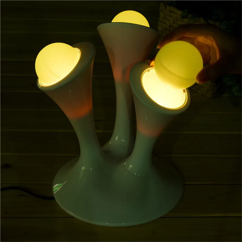  Creative Mushroom Night light colorful Glowing led lamp with removable balls children sleeping toy  - 32866109278