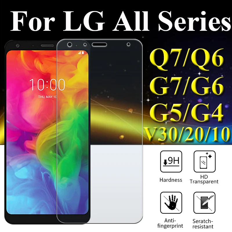 Защитное стекло для LG Power 3 2 защита экрана Tremp V30 V20 V10 Q7 Q6 G7 G6 G5 G4 закаленное V 30 20 10 G 7 6