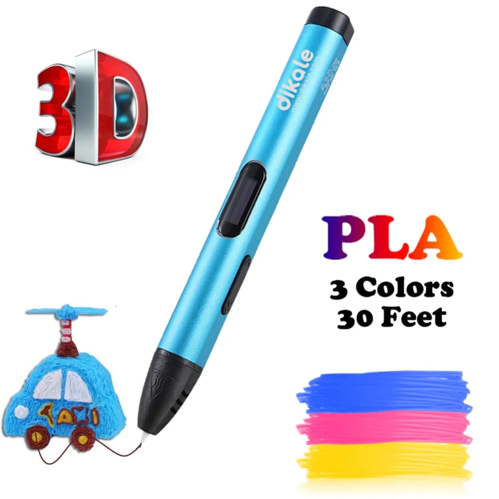 Dikale 3D печать ручки 5 В DIY 3D usb зарядка ручка 3D Рисование ручки 36 м PLA нити для детей и взрослых творческие Обучающие игрушки подарок