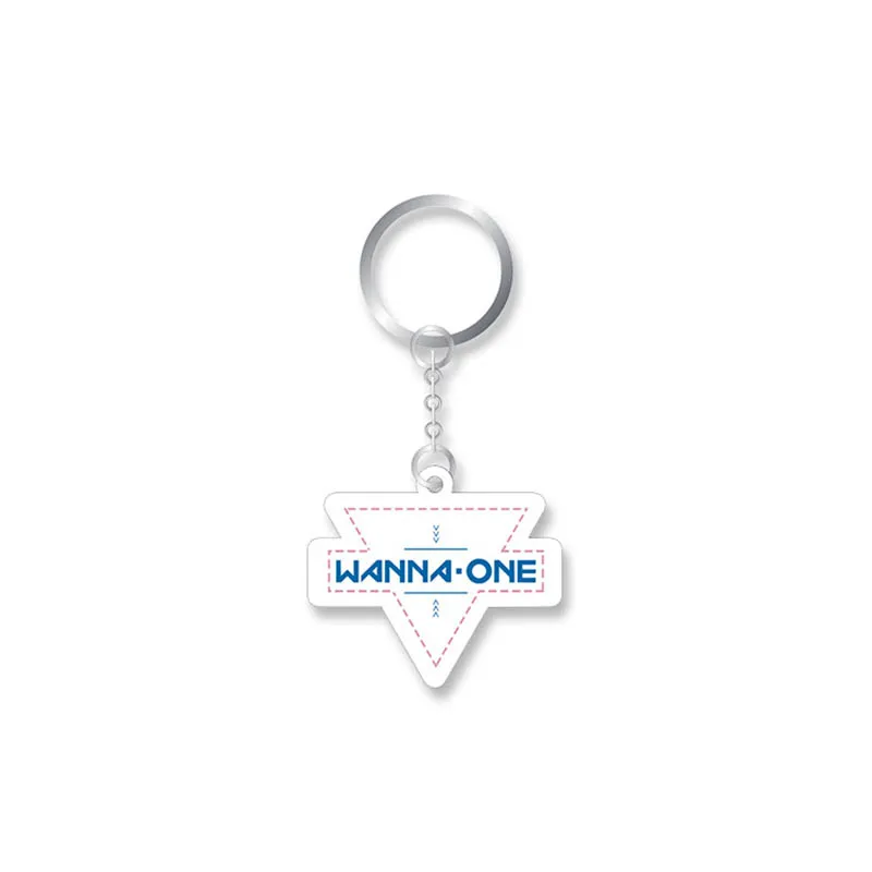 

Youpop KPOP WANNA ONE Album Acrylic Plastic Key Chain Cartoon Fashion Personalized Key Ring Pendant Keyring YSK449