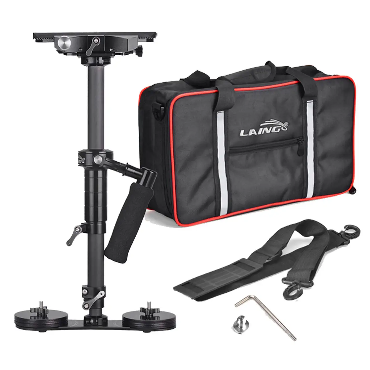 

Free ship DHL Laing P-04S 1-15kg Pro Carbon Fiber Stabilizer Steadycam for Video Camera DSLR