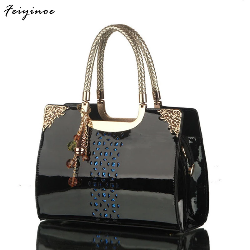 

Women brand handbag patent leather handbag Korea fashion single shoulder bag