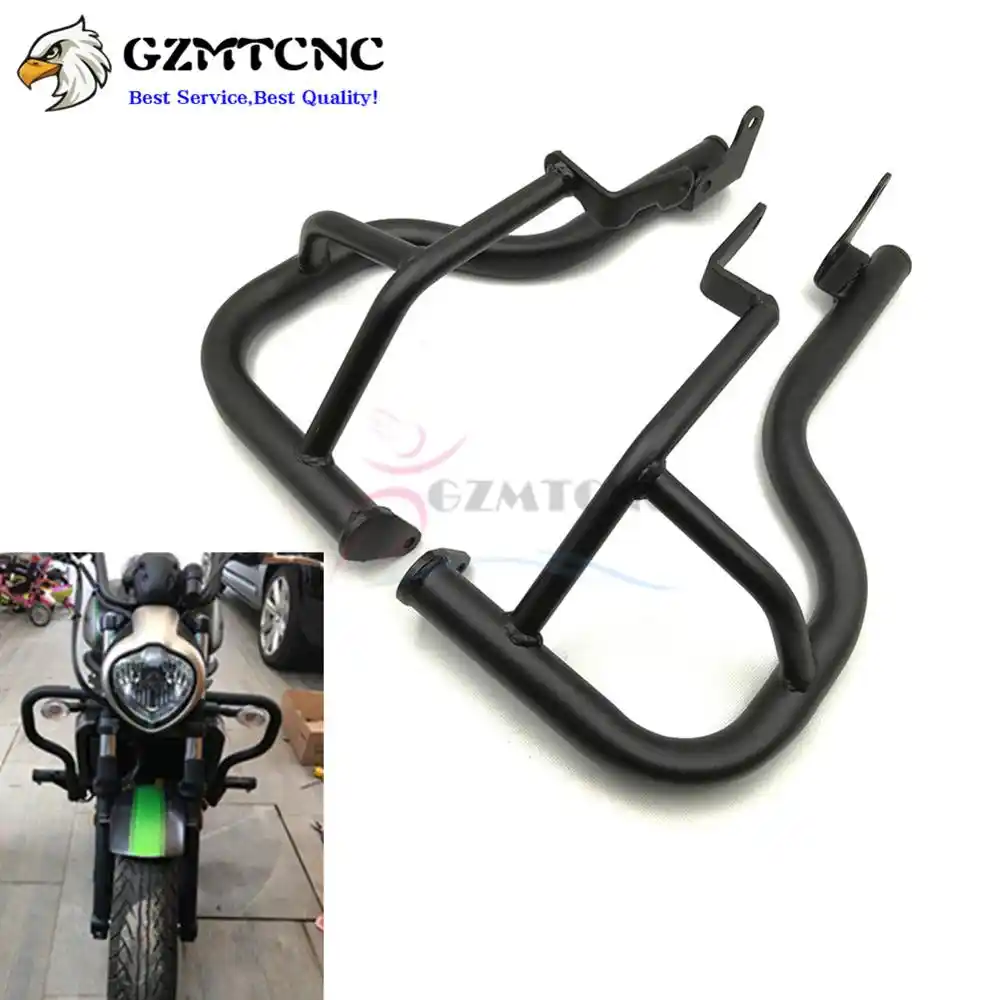 Topteng Engine Bumper Guard Crash Bar Protector for Ka-wa-sa-ki VN650 Vulcan S 650 15-19