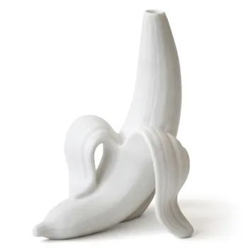 

Gold Banana Flower Pots Ceramic Vase Flower Bouquet Figurine Home Decoration Accessories For Living Room R381