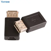 USB 2,0 A Тип Штекерный к Mini 5pin USB B Тип 5pin гнездовой разъем адаптер конвертер 1000 шт./партия