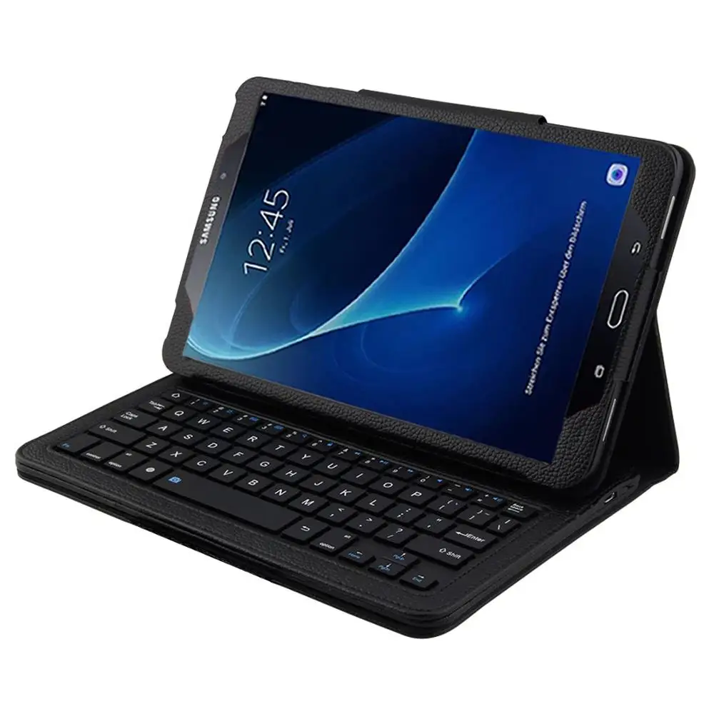 Bluetooth клавиатура кожаный чехол для samsung Galaxy Tab A A6 10,1 10,5 T580 T585 T590 T595 SM-T580 SM-T585 чехол Funda