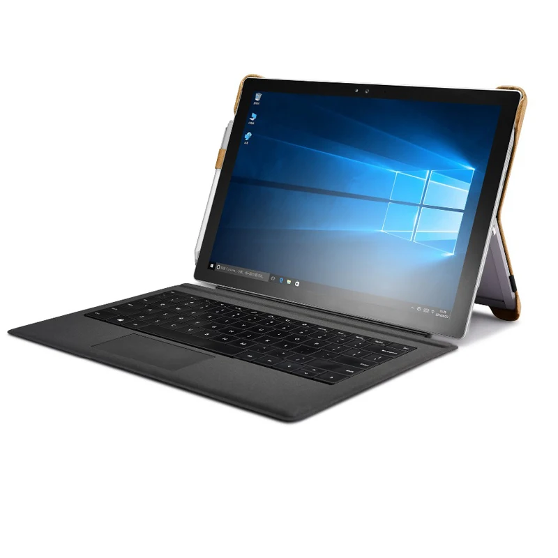 Чехол книжка из натуральной кожи для Microsoft Surface Pro 5 2017 роскошный умный чехол 4| |