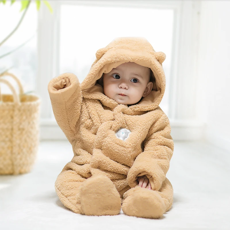 newborn baby winter jumpsuit