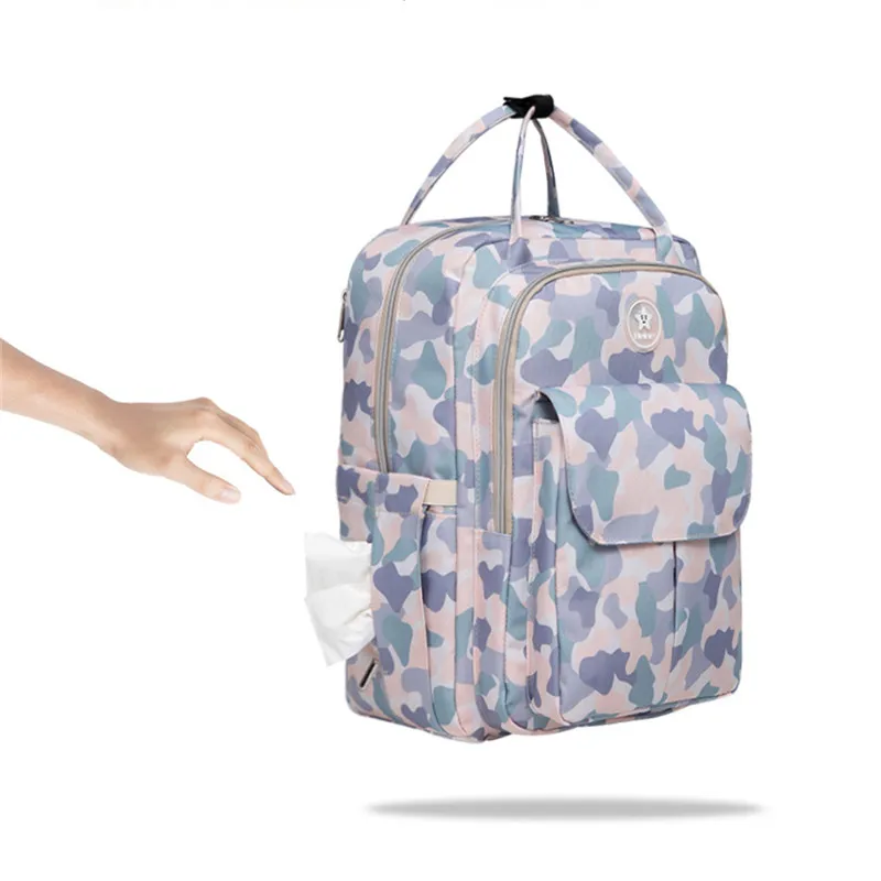 2018 Winter New Fashion Mummy Bag Female Shoulder Travel Backpack Multi-function Large Capacity Baby Out Pregnant Women Maternal09