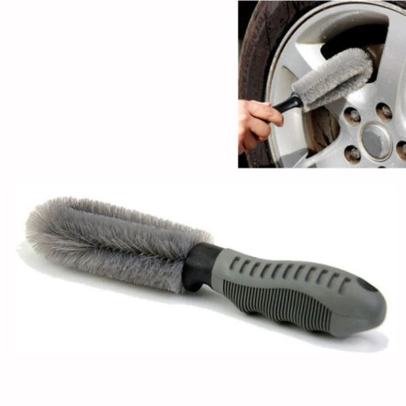 Tire Rim Scrubbing Brush Truck Car Motorcycle Wheel Tire Rim Hub Clean