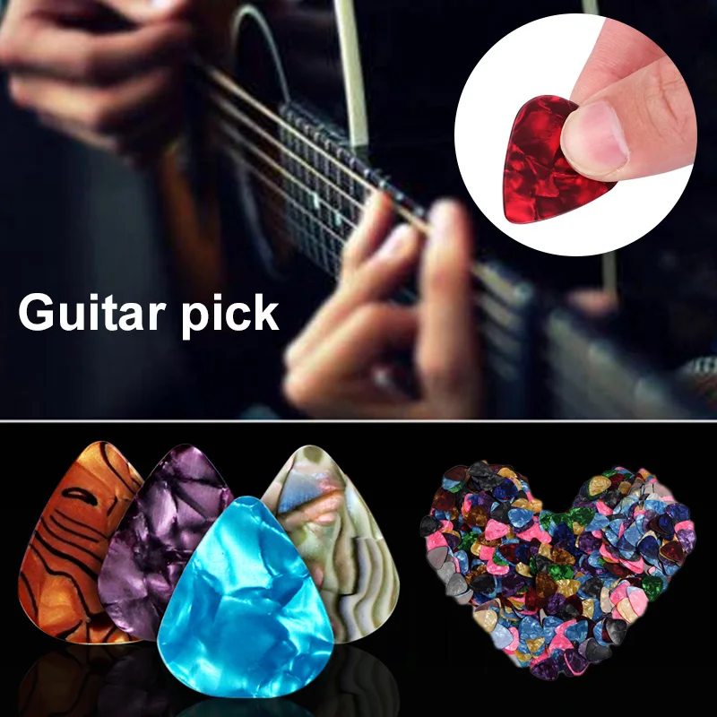 

Thickness-0.71MM Electric Guitar Picks Musical Pick Plectrum Instrument Various Bass Acoustic Stringed Instruments Size