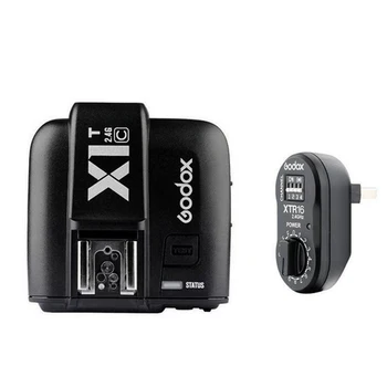 

Godox X1T-C TTL HSS 2.4G Flash Transmitter + XTR-16 USB Receiver For Canon to GODOX Witstro AD180 AD360 Outdoor Flash