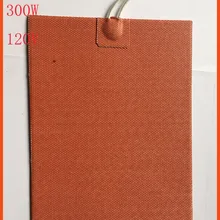 150X100 мм 300 Вт 120 В Универсальный гибкий силиконовый подогреватель/прокладка/элемент моторного масла сковорода тепла, трения электронагреватель stampante