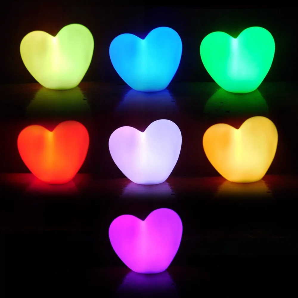 Heart Fox Children Bedroom LED Night Light Kids Nursery Bedroom Baby