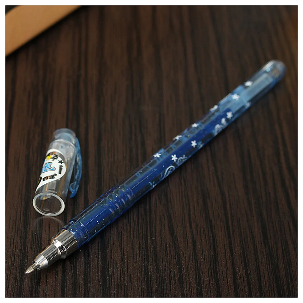1 Набор, 12, 1,0 мм, цветные блестящие гелевые ручки для рукоделия, скрапбукинг, подарочная карта "сделай сам"