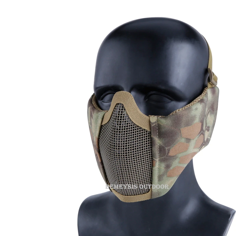 Тактические охотничьи маски защита ушей страйкбол военный Пейнтбол маски ударопрочность для стрельбы, военные маски