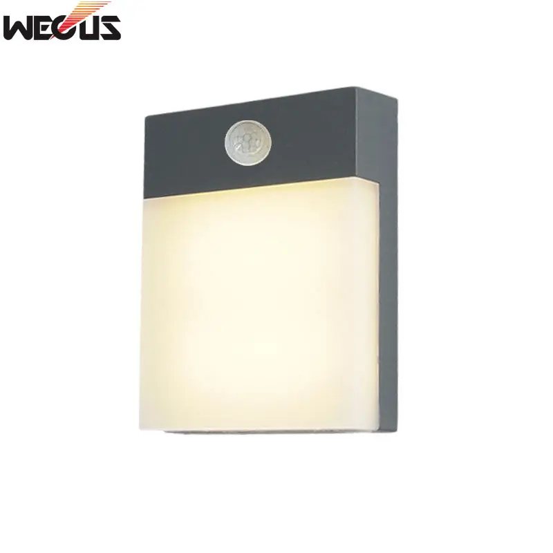 LED outdoor sensor lights waterproof wall light human body induction energy saving lamp LED outdoor sensor lights waterproof wall light human body induction energy saving lamp