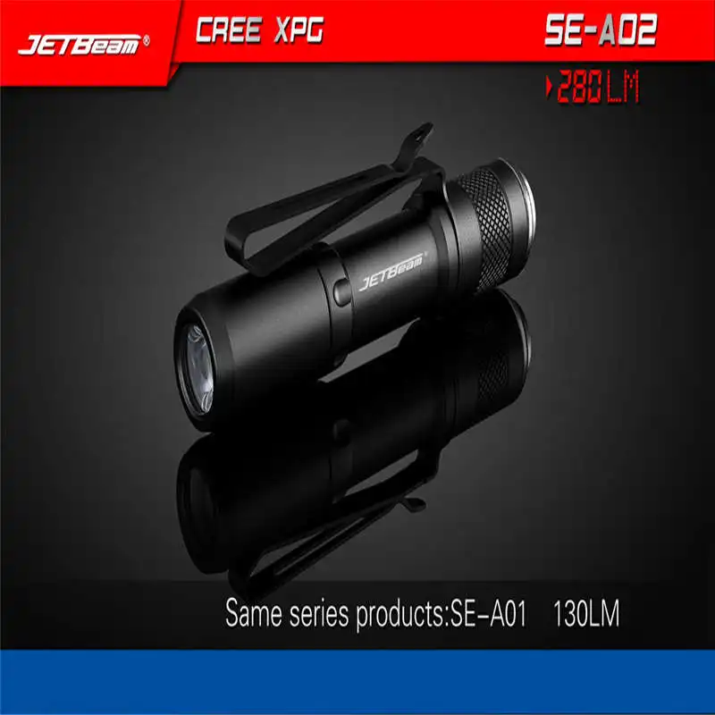 JETbeam SE-A02 Cree XP-G 280 люменов, водонепроницаемый фонарь для дайвинга освещение для плавания Путешествия Открытый фонарик#4A09