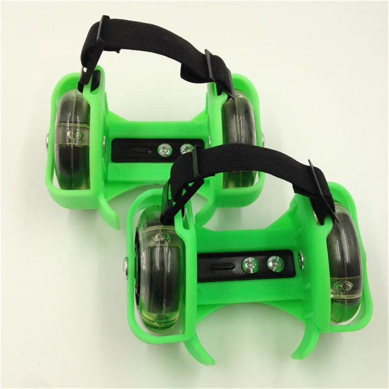 Bambini Ruota Rullo di Tacco Pattini LED Lampeggiante Luce Regolabile Hot Wheels di Sport Colorato Piccolo Vortice Puleggia Della Cinghia di IA32