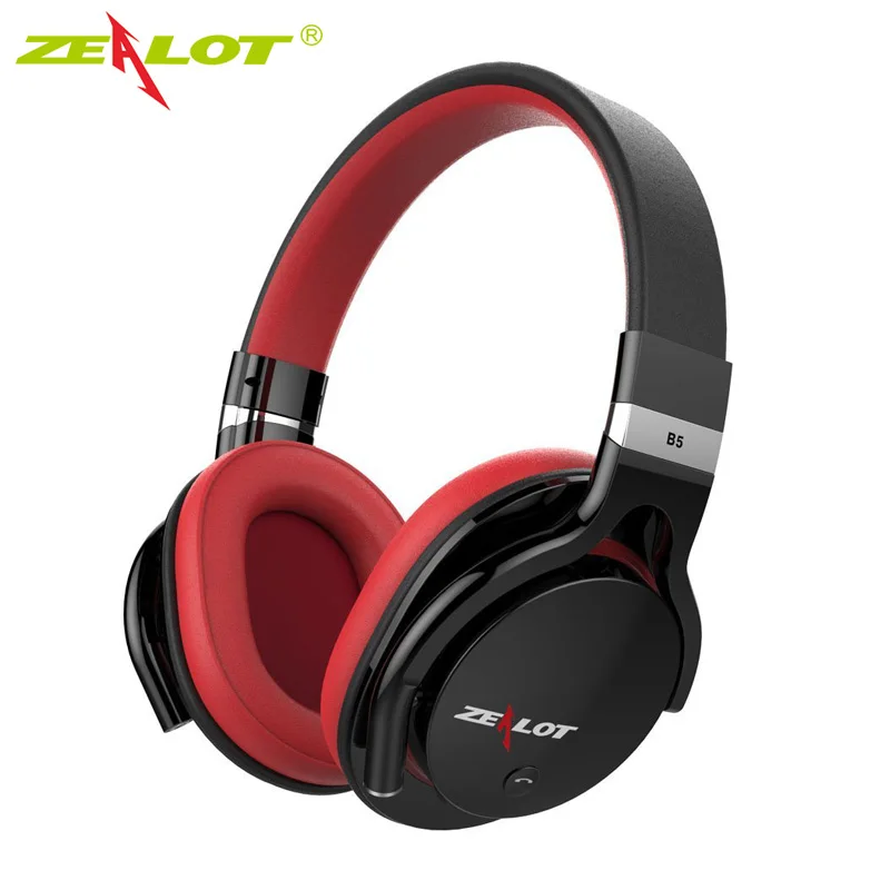 ZEALOT B5 Bluetooth наушники с tf картой музыкальная гарнитура Hi Fi стереозвук беспроводная