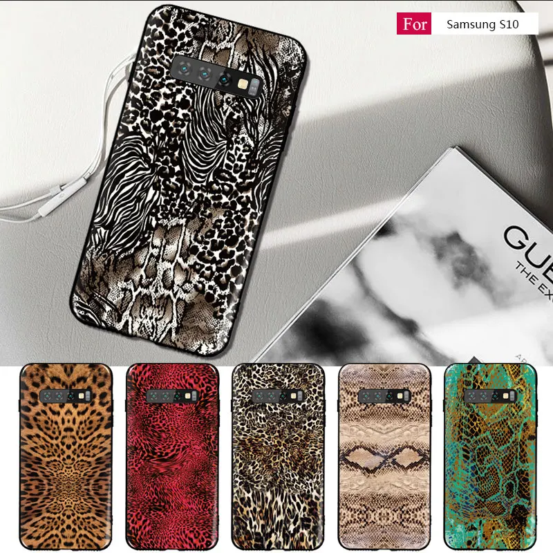 

High Quality Case For Samsung Galaxy S10e Leopard Pattern Pattern soft TPU back cover for Galaxy S10 PLU S10e phone case