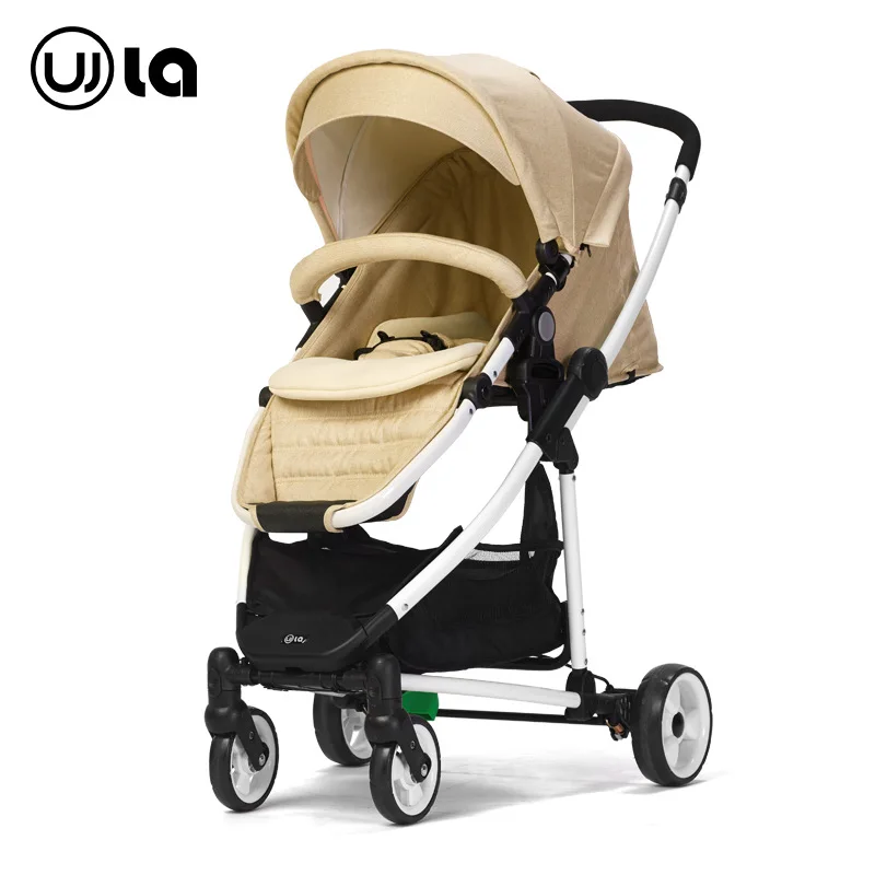 Роскошь Высокая Пейзаж Детские коляски может лежать четыре колеса для новорожденных каретки легкий складной путешествия Системы коляски