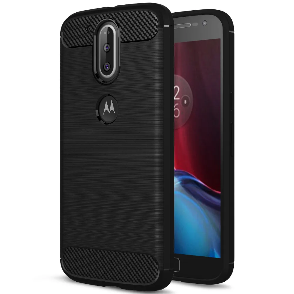 Чехол для Moto G4/G4 Plus роскошный противоударный мягкий силиконовый чехол из