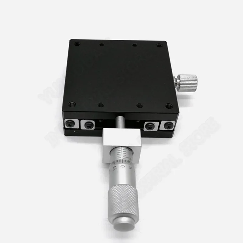 

Micrometer Sliding Table X Axis 60*60mm Manual Displacement Trimming Platform Linear Stage Mini High Precision Mini LGX60-C