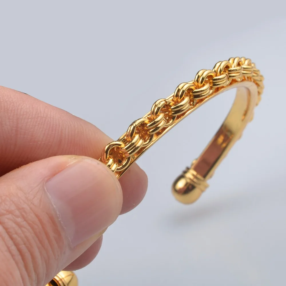 Anniyo Шарм металлический жесткий браслет & Bracletes для женщин модные ювелирные