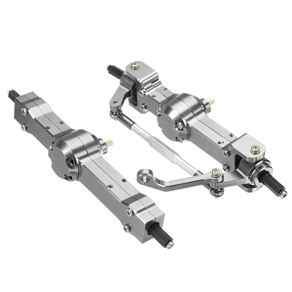 

Front / Rear Bridge Axle Set Assembly For WPL HengLong 1/16 Military RC Car