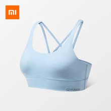 Xiaomi спортивный бюстгальтер для тренировок, Спортивное нижнее белье, высокая эластичность, дышащий Топ, перекрестная спина, для фитнеса, спортивная майка, женский спортивный бюстгальтер для йоги