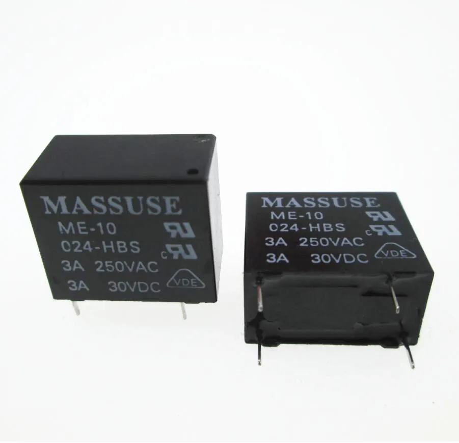 Горячая новинка реле 24 в ME-10 024-HBS ME-10-024-HBS 24V 24VDC 3A 250VAC 4PIN | Обустройство дома