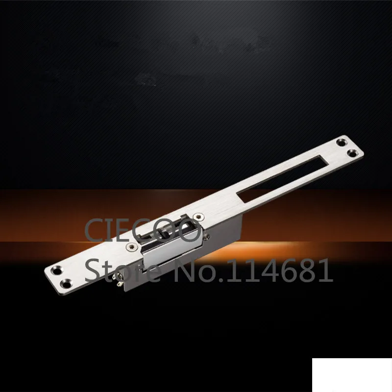 

European Narrow Type Long Faceplate Fail Secure NO Electric Guard Cathode Strike power on to lock