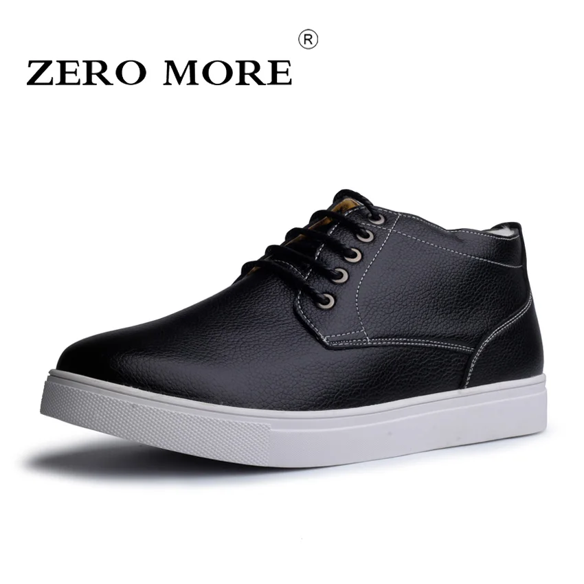 

zero more 38-48 men winter boots for men warm plush 2017 comfortable winter men shoes #ZM149