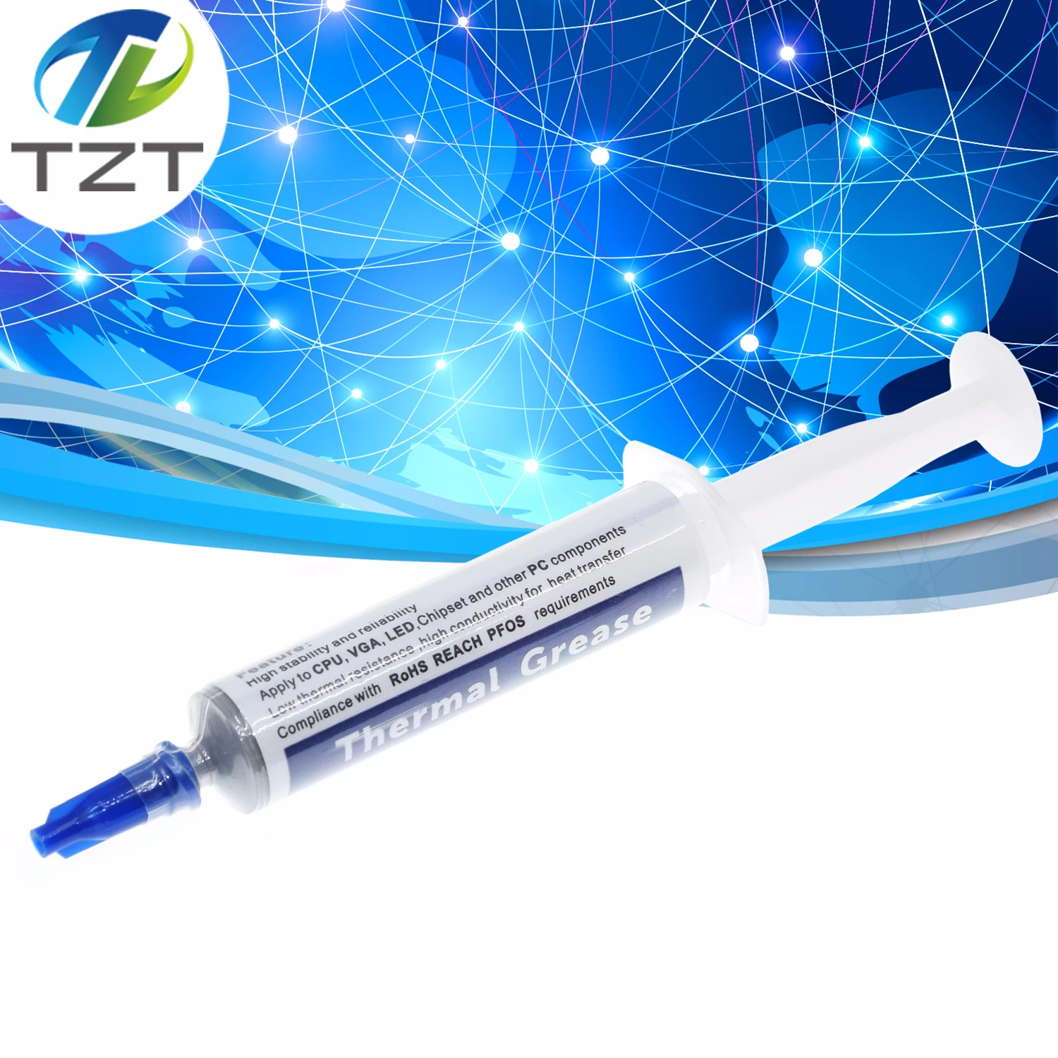 

High Grade Stability HY510 5g Grey Thermal Conductive Grease Paste Compound Silicone For CPU Chipset Cooling Silicone Grease