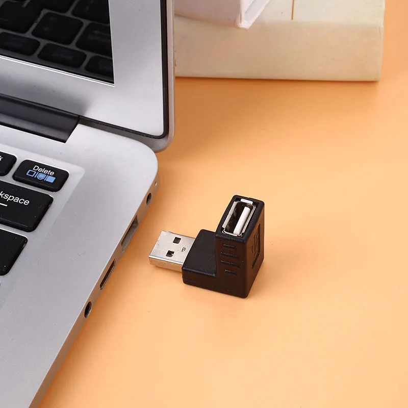 

3Pcs/Set 680B USB 2.0 Type A Male to Female Extension Cable Adapter Angle Plug GDeals