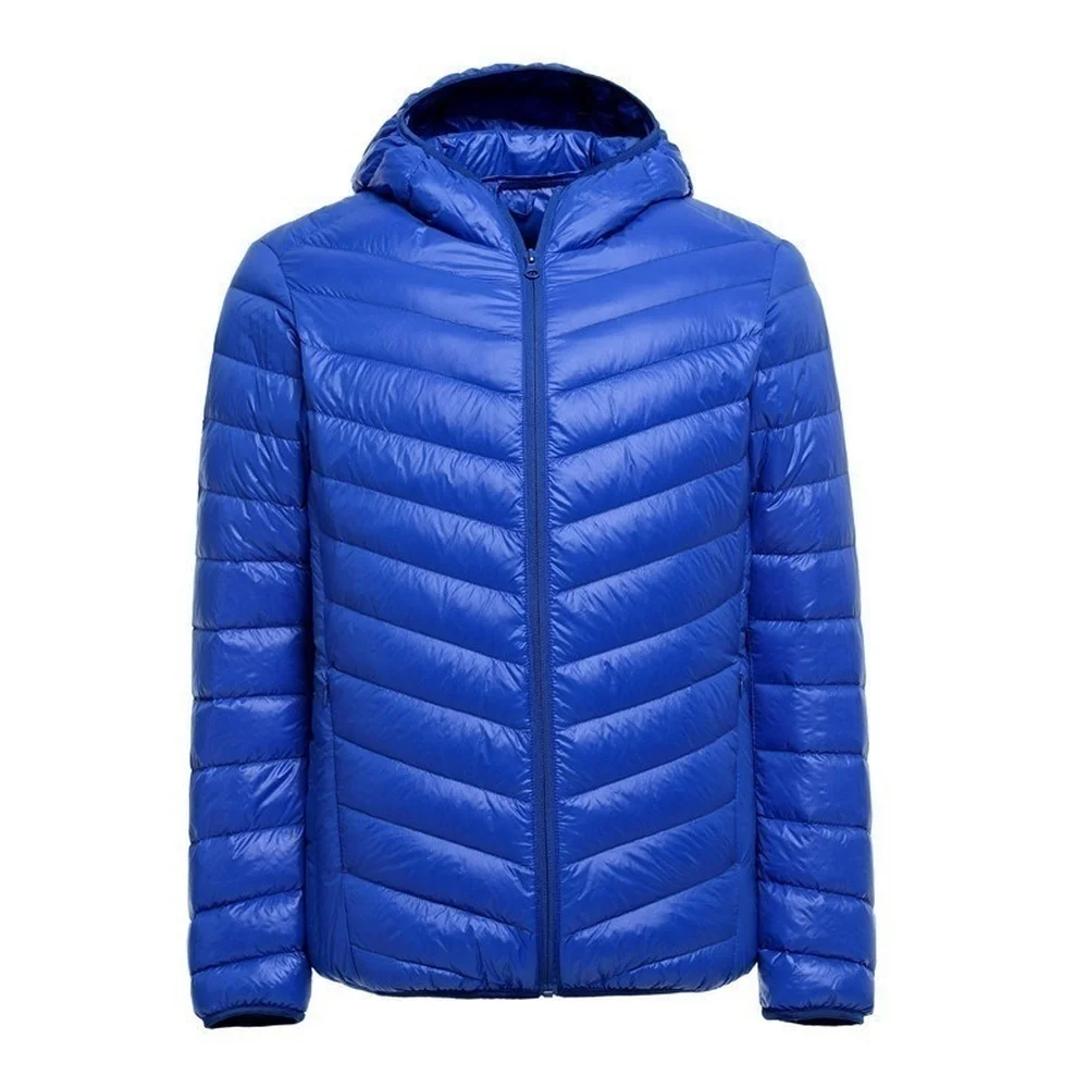ZOGAA New Men Winter Casual New Hooded Thick Padded Jacket Zipper Slim Men and Women Coats Men Parka Outwear Warm Coat