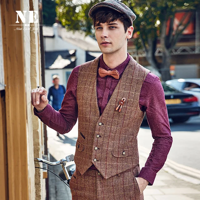 Marca hombres ropa moda Otoño Invierno retro 38.4% de los