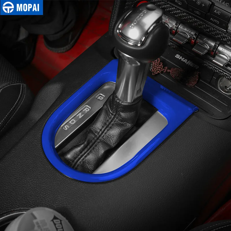 Внутренние молдинги MOPAI для Ford Mustang декоративная наклейка на панель переключения