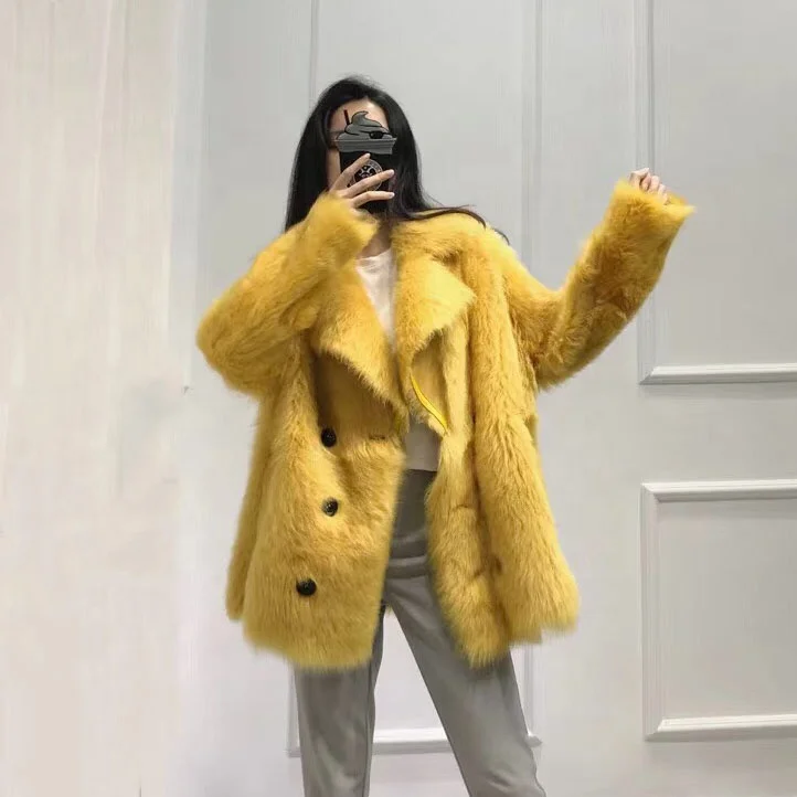 

New Popular Design Sheep Skin Leather Biker Jackets Curly Sheepskin Lamb Fur Coat Sheepskin Toscana Sheep Fur Coats