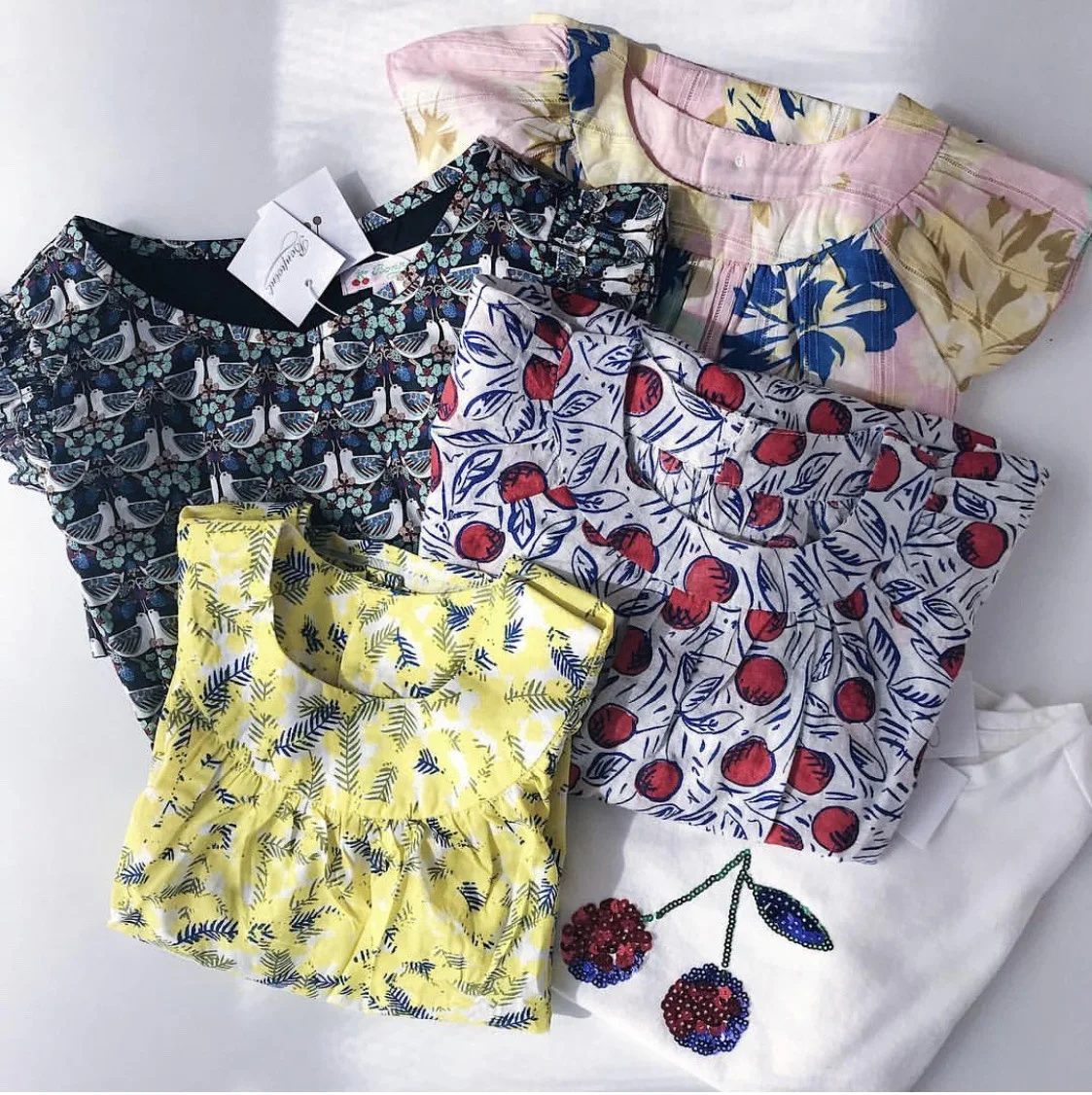 

GIRLS FLOWER DRESSES KIDS CLOTHES VESTIDOS BABY GIRL CLOTHES KIDS CHERRY PATTERN GIRLS DRESSES INFANT