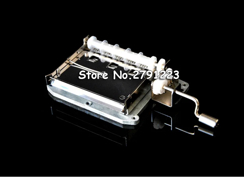 30-note Tapes Hand Crank Music Mechanical Musical Box with Hole Puncher 3 Strips Tapes Creative DIY Wooden Music Box new year 3